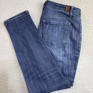 Simply Vera Vera Wang Jeans Womens 8S Blue Skinny Mid Rise Stretch Denim Cotton